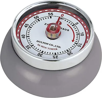 $26.95 • Buy Zassenhaus Magnetic Retro Kitchen Timer, Cool Gray
