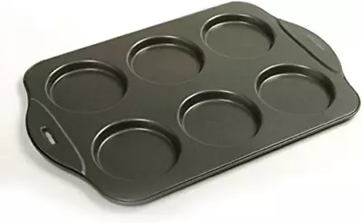 Puffy Muffin Top Pan Makes 6 Non Stick High Rise Crown 4  Wide .5  Deep • $36.51