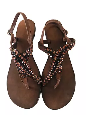 Antik Batik Jewelled Sandal 41 • $45