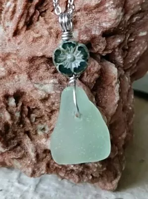Gift For Her Sea Glass Necklace From Hawaii  Mom Wife Friend Sis • $14