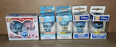 Disney Lilo & Stitch Funko Pocket POP Keychain Lot Angel Diamond Aloha Elvis • $50