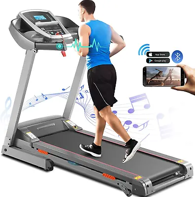 Heavy Duty Treadmill 300lb With Incline For Home 3.25HP Folding Treadmills W/App • $479.99