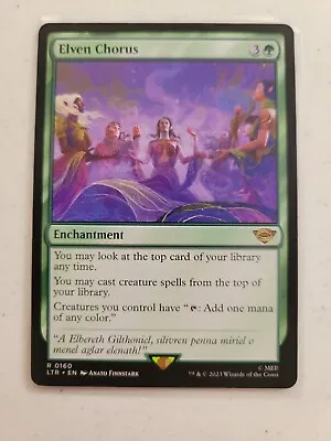 Elven Chorus Lord Of The Rings Magic MTG NM • $3.94