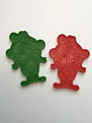 Vintage 1987 Ronald McDonald Juggling Red Green Cookie Cutter McDonald’s Corp. • $10