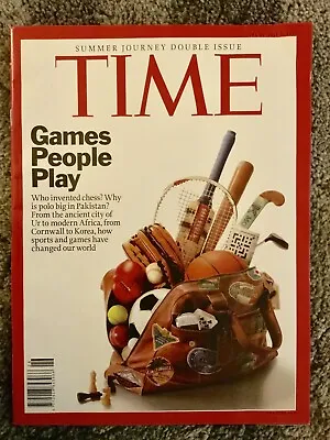 TIME Magazine June 30 2008  Games People Play Summer Journey Nutrition Food • £6.95