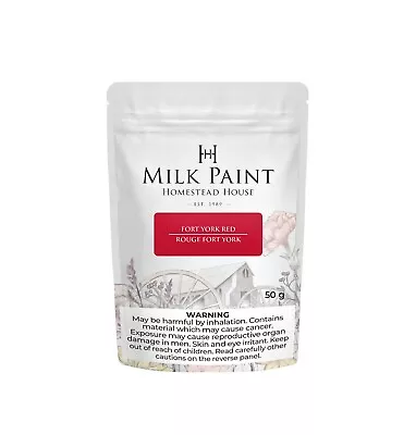 Fort York Red Milk Paint Sample 50 Gram By Homestead House • $7