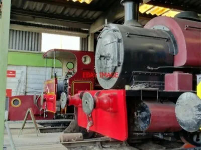 Photo  1891 Andrew Barclay 0-4-0st 699 'swanscombe' And 1951 Yorkshire 0-6-0st 2 • £2.88