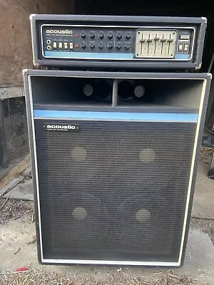 1970's Acoustic Control Corporation Model 470 AMP + 405 Transducer Cabinet • $1150