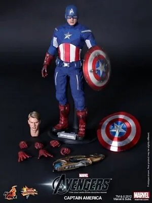 Hot Toys The Avengers Captain America 1/6 Scale Figure MMS174 • $250