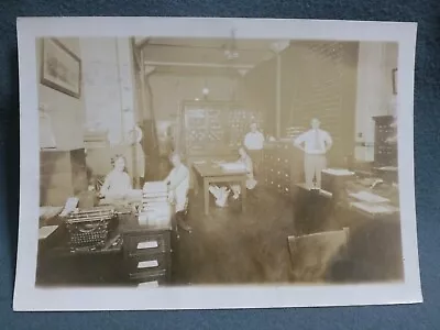 Vintage Photo Office Interior Business Industrial Work Control Station Dispatch • $9.99