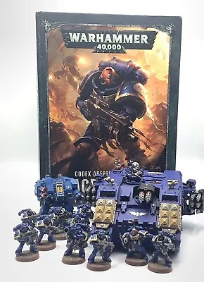 Warhammer 40k | COMPLETE SPACE MARINE KIT | Codex Book Dice Carry Case • £149.99