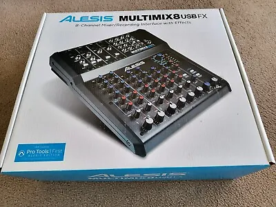 Alesis 8-Channel Mixer/Recording Interface With Effects MULTIMIX8 USB FX Audio • $155
