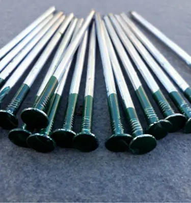 100X Artificial Grass NAIL Pins Green For Garden Galvanised Membrane Heavy Duty • £29.95