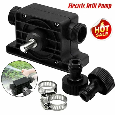 $12.59 • Buy Hand Electric Drill Drive Self Priming Pump Home Oil Fluid Water Transfer Tools