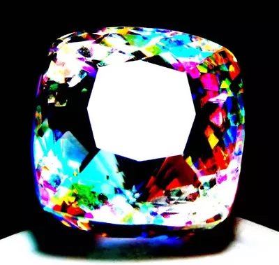 Cushion Cut Natural 61.80 Cts Mystic Topaz Loose Gemstone Gm2185 • $41