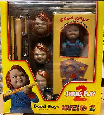 Medicom Toy Mafex No.112 Child's Play 2 Good Guys Chucky Action Figure • $116.99