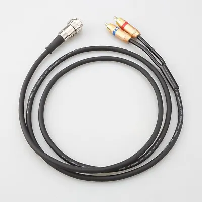 NAIM 5 Pin Din Twist Locking Connector To Stereo RCA Phono Cable OFC Copper 1.5m • $19.99