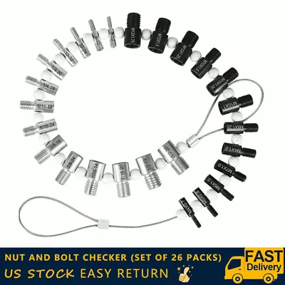 Thread Checker Nut & Bolt SWTC-26 Bundle Accurate Measurements Bolt Checker Kit • $17.76