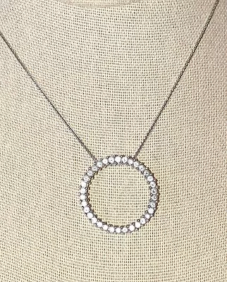 Infinity Circle Diamond Necklace • $550