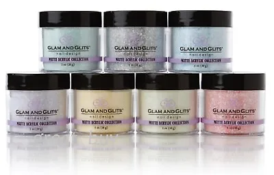 Glam And Glits Nail Design -Matte Acrylic Powder - 1 Oz Pick Any !!!! • $10.95