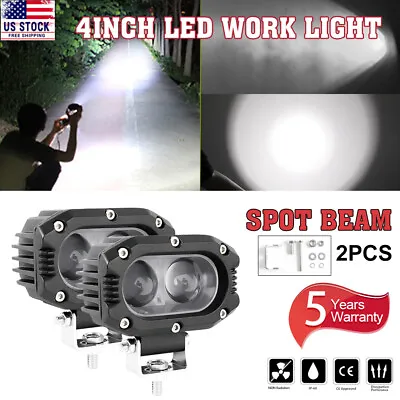 2x 4 Lnch LED Work Light Bar 4WD Offroad SPOT Pods Fog ATV SUV UTV Driving Lamp • $28.84