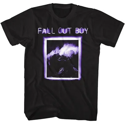 Fall Out Boy Neon Purple Wave Window Men's T Shirt Rock Band Merch • £45.44