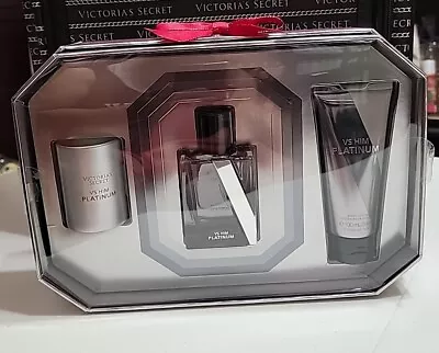 3 Piece Gift Set~ Victoria’s Secret HIM  VS Platinum 1.7oz Cologne • $65