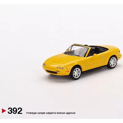 Mini GT 1:64 Mazda Miata MX-5 (NA) Diecast Model Car Sunburst Yellow  • $10.99