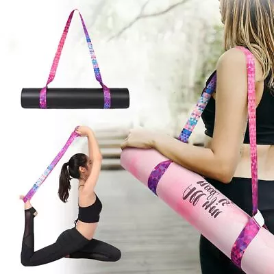 Carry Straps Yoga Belt Sport Sling Shoulder Yoga Mat Strap Adjustable Belts • £2.70