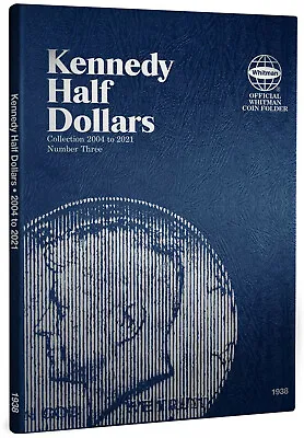 Whitman Coin Folder 1938 Kennedy Half Dollar #3 2004-2021  Album / Book  50 Cent • $4.39