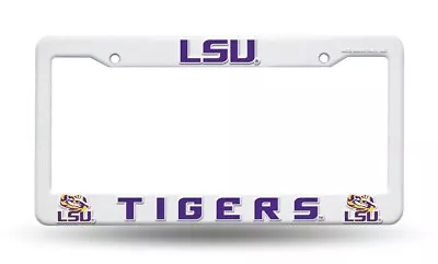 LSU Tigers License Plate Frame NEW!! NCAA Free Shipping! 6x12 Inches • $12.99