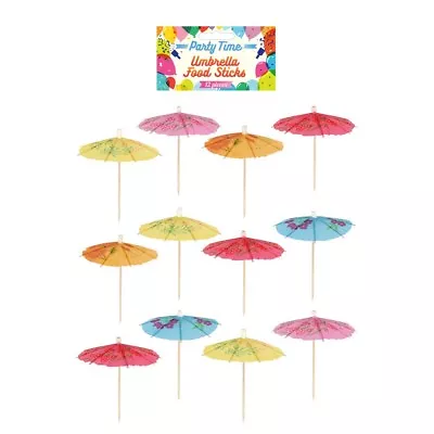 £2.20 • Buy Mixed Cocktail Umbrella Paper Food Sticks Pick Decoration Summer Hawaiian Party