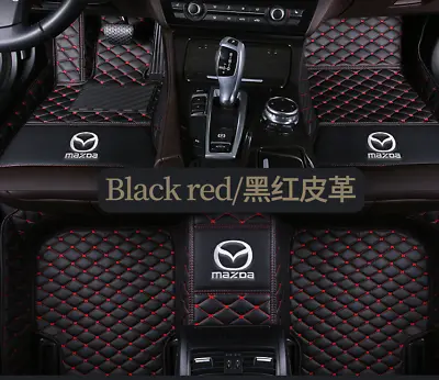 For Mazda CX3-CX5-CX7-CX9-3-6-CX30 Car Floor Mats Waterproof Liners Auto Carpets • $95