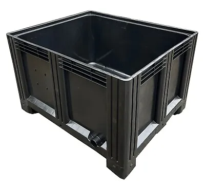 615 Litre Black Recycled Material Standard Size Pallet Box • £237.45