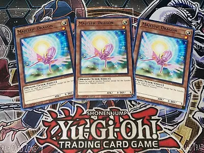 *** 3x Majestic Dragon 3x***  Rare Playset | King's Court | KICO-EN032 | NM • $2.50