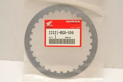 New Nos Oem Honda Clutch Plate 22321-mg8-000 Vf1000r Vf700s Vt1100 Rvf750r ++ • $6.98