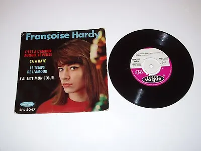 £4.99 • Buy Francoise Hardy Ep 4 Tracks Vogue Epl 8047 Picture Sleeve  7  Disc Vinyl Record