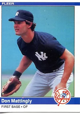 1984 Fleer RC #131 Don Mattingly • $10