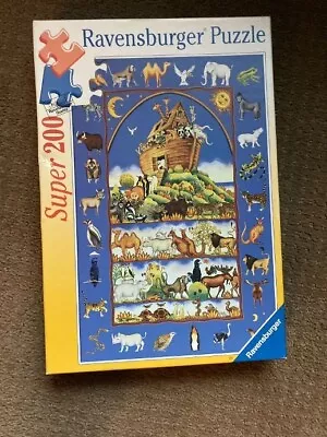200 Pc Ravensburger Super Puzzle--noah's Ark--complete • $8.99