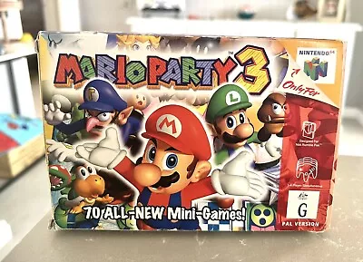 Mario  Party  3  - Nintendo 64 - Aus Pal - Boxed • $599