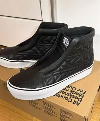 Deadstock Vans Sk8-Hi Laceless Platform Karl Lagerfeld Quilt Black White Us8.5 • $318.93