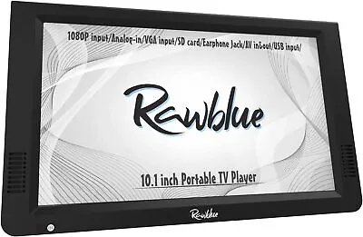 Portable Digital TV - 10 Inch DVB-T2 Freeview Battery Powered • £143.95