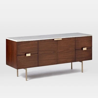 £1100 • Buy Delphine Sideboar In Espresso , John Lewis (marble Top Cracked) 