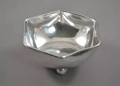 Perlita Modernist Star Form Sterling Silver Bowl Ball Feet Mexican Mid-Century M • $260