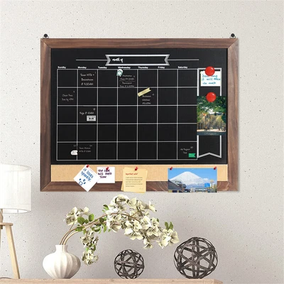 £22.96 • Buy Wall Chalkboard Family Weekly Meal Menu Planner Memo Notes Message Board Sign