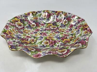 £57.97 • Buy Vtg. Chintz Longton Oval Shell Tray Dish  Du Barry  James Kent Ltd. 9  Long