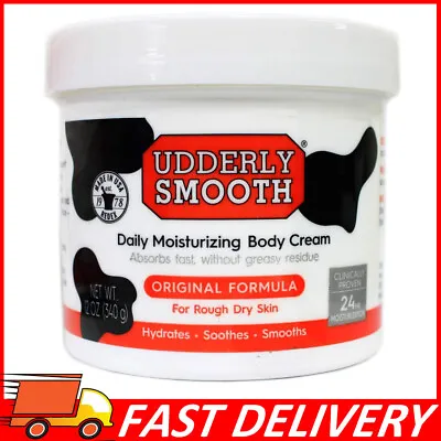 2-Pack Udderly Smooth Body Cream Daily Skin Moisturizer For Rough Dry Skin 12oz • $22.40