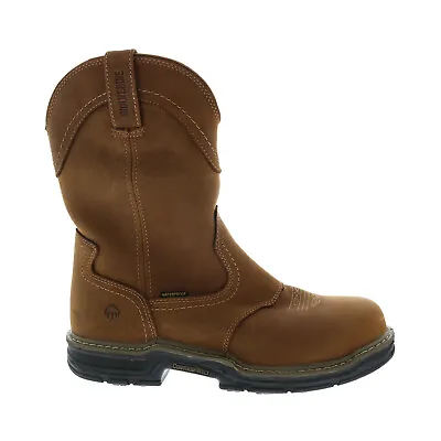 Wolverine Anthem Wellington Steel Toe W02287 Mens Brown Wide Work Boots • $118.99