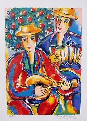 ZAMY STEYNOVITZ  ORCHARD SERENADE  Hand Signed Limited Edition Lithograph Art • $59.99