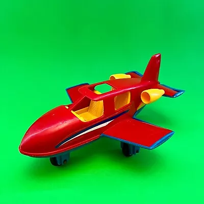 American Plastic Toys Inc. Plastic Toy Airplane #87040 Made In USA - Vintage • $25